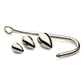 Master Series Anal Hook Trainer with 3 Plugs - Stainless
