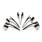 Master Series Clawed Sensation Stainless Steel Play Rings - Metal - 5 Piece