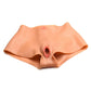 Master Series Pussy Panties Silicone Wearable Vagina/Ass Panties - Vanilla - Medium