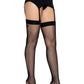 Micro Net Butterfly Backseam Thigh Highs - Its Cassidy Bybee