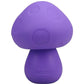 Mochi Mushroom Vibe 10 Function Silicone Rechargeable Vibrator - Purple
