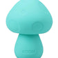 Mochi Mushroom Vibe 10 Function Silicone Rechargeable Vibrator - Teal