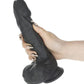 Naked Addiction Rotating and Thrusting Vibrating Rechargeable Silicone Dong