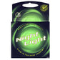 Night Light Glow In The Dark Condoms Lubricated - Glow In The Dark/Green - 3 Pack