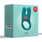 Nos Silicone Vibrating Couples Cock Ring - Deep Sea - Blue