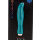 Nu Sensuelle Bella Velvet Touch with Turbo Rechargeable Silicone Vibrator - Green/Rose Gold