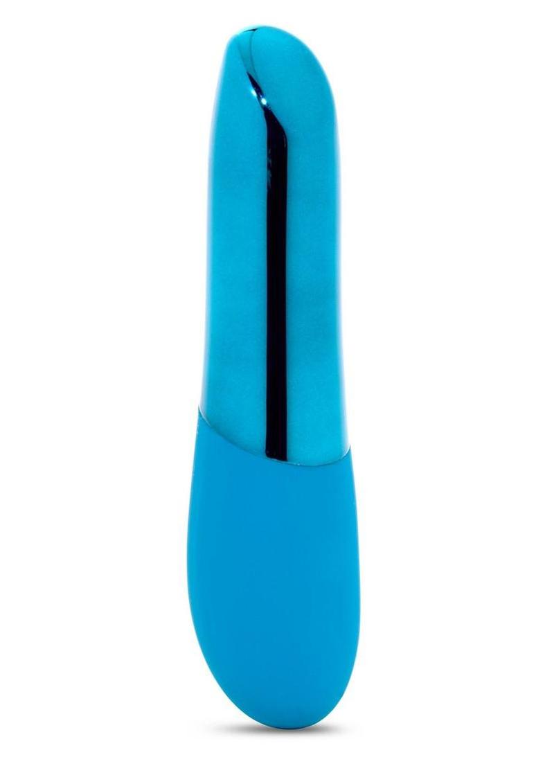 Nu Sensuelle Nikita Rechargeable Silicone Bullet with Nitro Motor - Deep - Blue/Turquoise