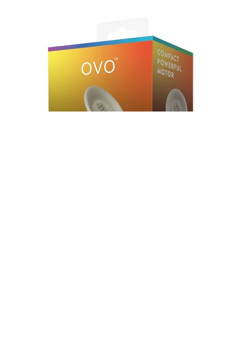OVO Alina Rechargeable Silicone Clitoral Vibrator - Gray/Grey