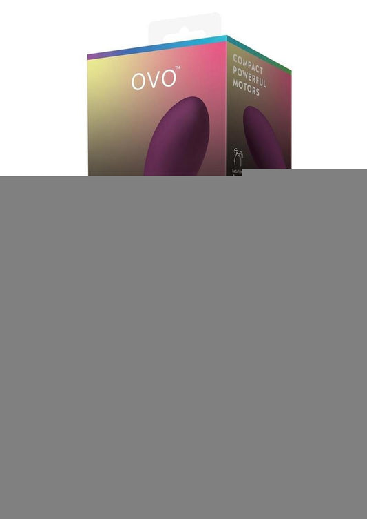 OVO Beacon Rechargeable Silicone Dual Stim Vibrator - Purple