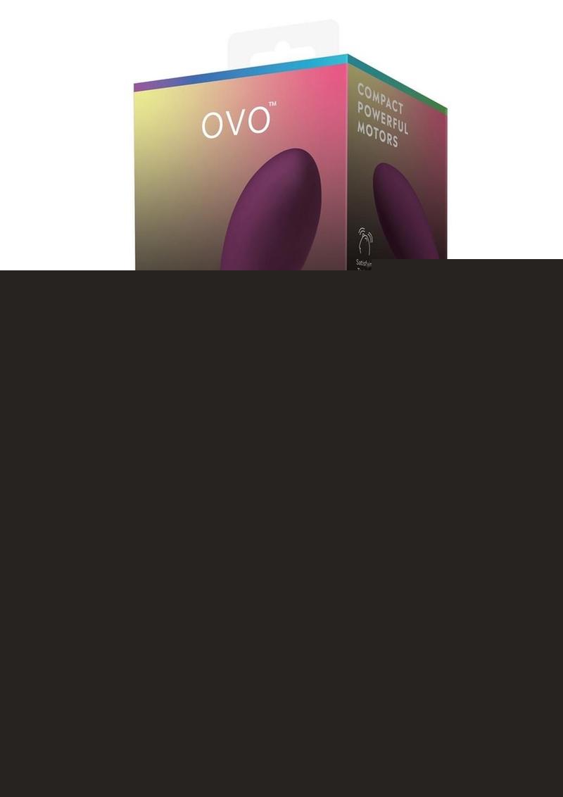 OVO Beacon Rechargeable Silicone Dual Stim Vibrator - Purple