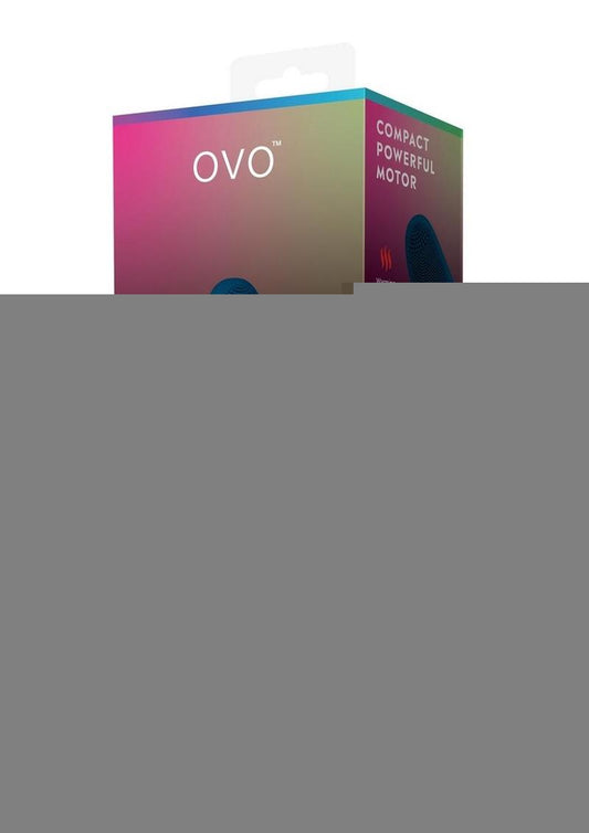 OVO Kiran Layon Rechargeable Silicone Vibrator - Blue