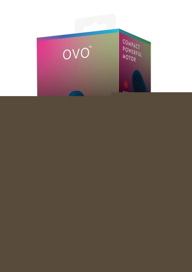 OVO Kiran Layon Rechargeable Silicone Vibrator - Blue