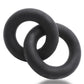 Oxballs Shackle Chained Linked Cock N Ball Rings Night Edition - Black