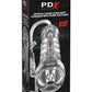 Pdx Elite Viewtube Vac XXL Pump See-Thru EZ-Grip Pump Stroker - General Orifice - Clear