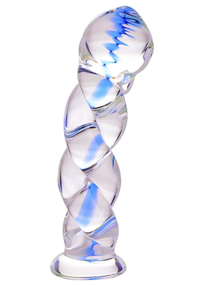 Prisms Soma Twisted Glass Dildo – 5.75 Inch Swirl Design