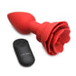 Rechargeable Silicone Vibrating Rose Anal Plug with Remote Control - Its Cassidy Bybee