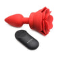 Rechargeable Silicone Vibrating Rose Anal Plug with Remote Control - Its Cassidy Bybee