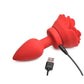Rechargeable Silicone Vibrating Rose Anal Plug with Remote Control - Its Cassidy Bybee