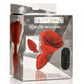Rechargeable Silicone Vibrating Rose Anal Plug with Remote Control - Its Cassidy Bybee