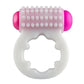 Rock Candy Sugar Buzz Vibrating Cock Ring - White