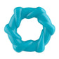 Rock Candy Taffy Twist Cock Ring - Blue