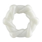 Rock Candy Taffy Twist Cock Ring - White