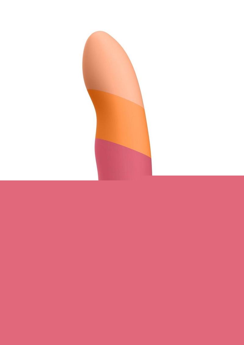 Romp Dizi Silicone Dildo - Orange/Pink