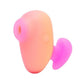 Romp Kiss Rechargeable Silicone Clitoral Stimulator - Pink/Yellow