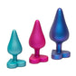 Romp Luster Silicone Anal Plug - Pink/Purple