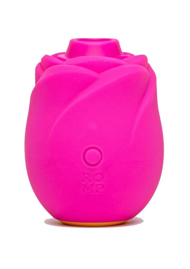 Romp Rose 2.0 Rechargeable Silicone Air Clitoral Stimulator - Pink/Yellow