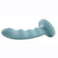 Sage Silicone Curved Dildo with Suction Cup - Green - 8in