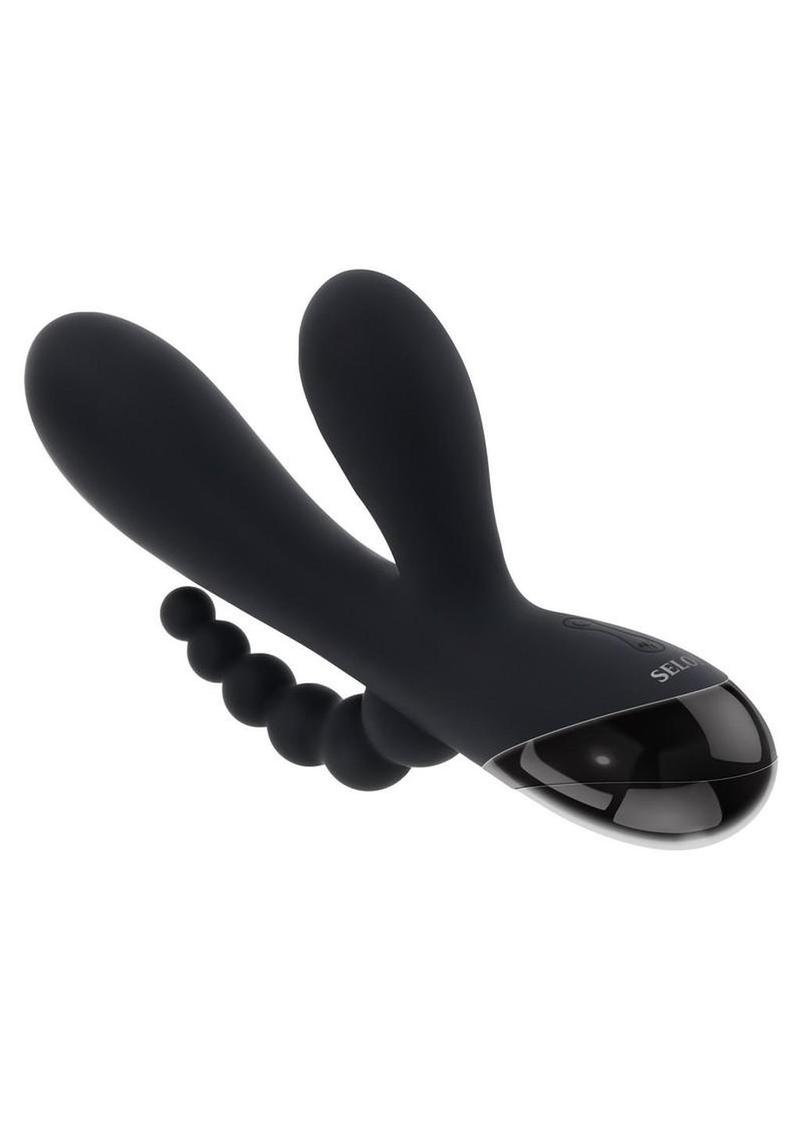 Triple Aces Rechargeable Silicone Triple Vibrator