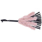 Sex and Mischief Brat Faux Fur Flogger - Black/Rose Gold