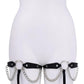 Sex and Mischief Chain Lace Garters