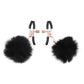 Sex and Mischief Nipple Clamps - Black/Rose Gold