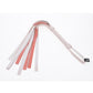Sex and Mischief Peaches N Creame Stripe Flogger - Ivory/Orange