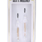Sex and Mischief Pearl Nipple Ties - Gold/White