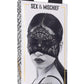 Sex and Mischief Veiled Vision Lace Blindfold - Black