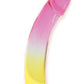 Shades Smoothie Dildo with Suction Cup - Yellow - 8.25in