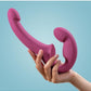 Share Lite Silicone Strapless Strap-On Dildo - Blackberry