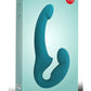 Share Lite Silicone Strapless Strap-On Dildo - Deep Sea - Blue