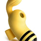 Shegasm Sucky Bee Rechargeable Silicone Clitoral Stimulating Finger Vibrator - Black/Yellow