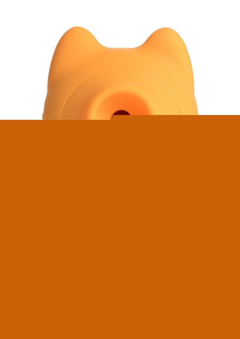 Shegasm Sucky Kitty Rechargeable Silicone Clitoral Stimulator - Orange