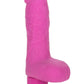 Shower Stud Ballsy Dong Pure Skin Vibrating Dildo Waterproof - Pink - 5in