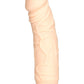 Silicone Stud Woody Vibrator - Ivory/Vanilla