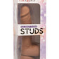 Silicone Studs Dual Density with Suction Cup Base - Chocolate - 6.25in