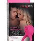 Silicone Vibrating Teasing Tongue Enhancer Cock Ring - Pink