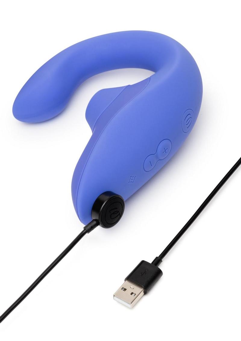 Silicone Vibrator with Clitoral Stimulator - Vibrant - Its Cassidy Bybee