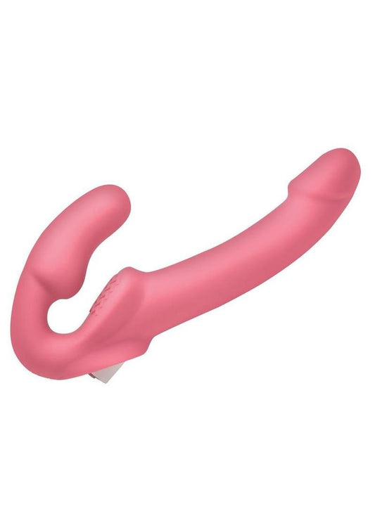Simply Sweet Vibrating Rechargeable Silicone Strapless Strap - On - Its Cassidy Bybee
