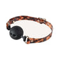 Sincerely Amber Silicone Ball Gag - Animal Print/Gold